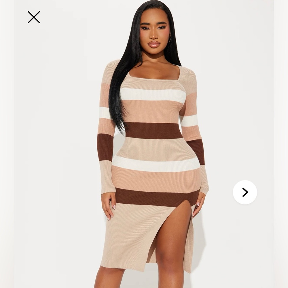 Willow in the Wind Midi Dress by Fashion Nova